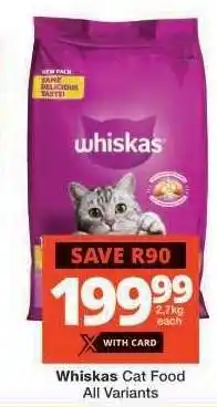 Checkers Whiskas Cat Food offer