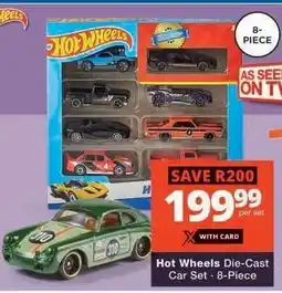 Checkers Hot Wheels Die-Cast Car Set - 8-Piece offer