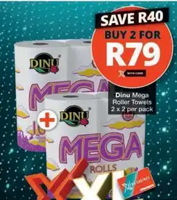 Checkers Dinu Mega Roller Towels offer