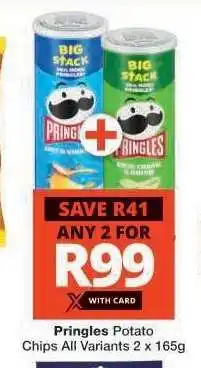 Checkers Pringles Potato Chips offer