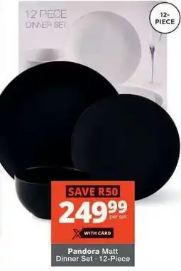 Checkers Pandora Matt Dinner Set - 12-Piece offer