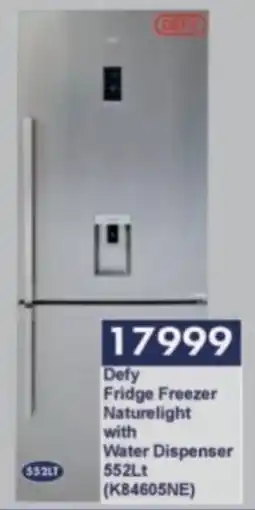 President Hyper Defy Fridge Freezer Naturelight with Water Dispenser offer