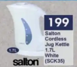 President Hyper Salton Cordless Jug Kettle White offer