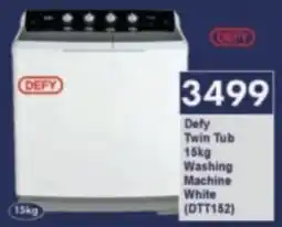 President Hyper Defy Twin Tub Washing Machine White offer