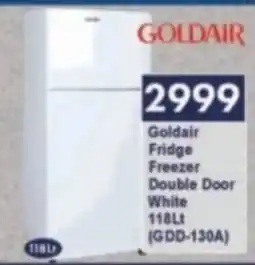 President Hyper Goldair Fridge Freezer Double Door White offer