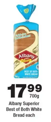 OK Foods Albany Superior Best of Both White Bread offer