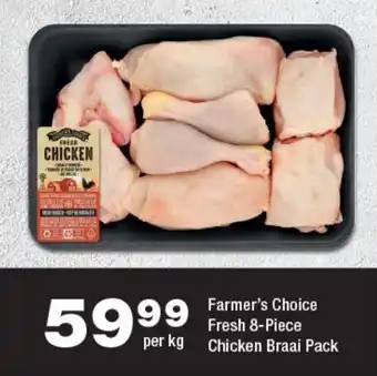 OK Foods Farmer's Choice Fresh Chicken Braai Pack offer