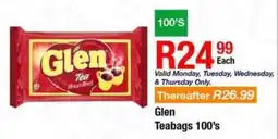 Take 'n Pay Glen Teabags offer