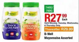 Take 'n Pay B-Well Mayonnaise Assorted offer