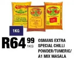 Take 'n Pay Osmans extra special chilli powder/ tumeric/ a1 mix masala offer