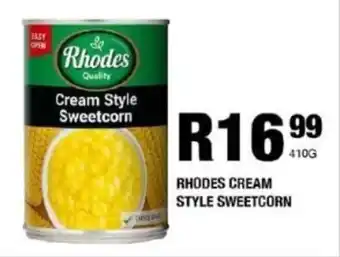 Take 'n Pay Rhodes cream style sweetcorn offer