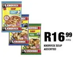 Take 'n Pay Knorrox soup assorted offer