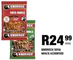 Take 'n Pay Knorrox soya mince assorted offer
