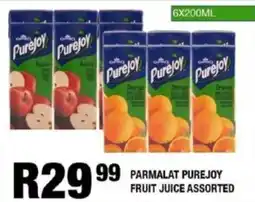 Take 'n Pay Parmalat purejoy fruit juice assorted offer