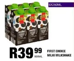 Take 'n Pay First choice milki milkshake offer