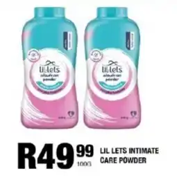 Take 'n Pay Lil lets intimate care powder offer