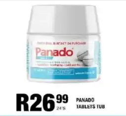 Take 'n Pay Panado tablets tub offer
