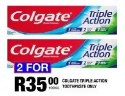 Take 'n Pay Colgate triple action toothpaste only offer