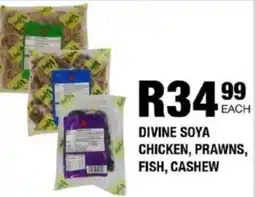 Take 'n Pay Divine soya chicken, prawns, fish, cashew offer