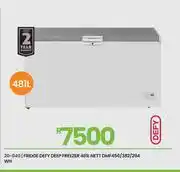 Fair Price Defy 481L Nett WHT Deep Freezer/Fridge DMF456/382/294 20-040 offer