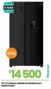 Fair Price Hisense 508L Black Mirror Fridge H670SMIB 20-471 offer