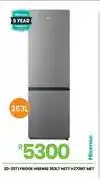 Fair Price Hisense 263L Nett Met Fridge H370BIT 20-357 offer