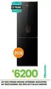 Fair Price Hisense 263L Nett Black Mirror Fridge H370BMIB-WD/H370BMI-WD/H360BMI-WD 20-520 offer