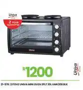 Fair Price Univa 2 PLT 30L BLK Mini Oven Stove UMK30B 21-576 offer