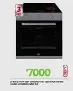 Fair Price Defy Blk Oven DBO486 + Ceran Hob DHD406 Combo Stove DCB866E/DCB866 21-540 offer