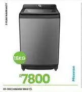 Fair Price Hisense 8Kg T/L Washing Machine 22-302 offer