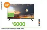 Fair Price Sinotec 58 4K UHD Smart Television 23-381 offer