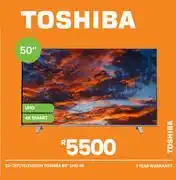 Fair Price Toshiba 50 UHD 4K Television 23-787 offer