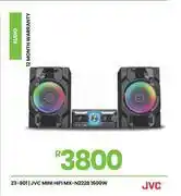 Fair Price JVC 1600W Mini HiFi MX-N222B 23-801 offer