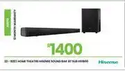 Fair Price Hisense BT Sub Home Theatre Sound Bar HS1800 23-822 offer