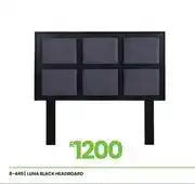 Fair Price Luna Black Headboard 8-440 offer