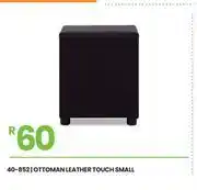 Fair Price Leather Touch Ottoman (Small) 40-852 offer