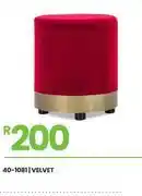 Fair Price Velvet Ottoman 40-1081 offer