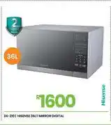 Fair Price Hisense 36L Mirror Digital Microwave 24-210 offer