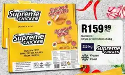 Take 'n Pay Supreme Strips or Schnitzels offer