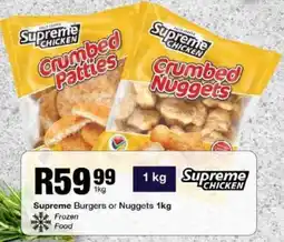 Take 'n Pay Supreme Burgers or Nuggets offer