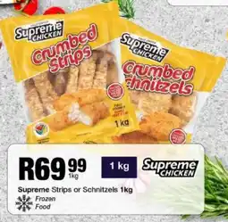 Take 'n Pay Supreme Strips or Schnitzels offer