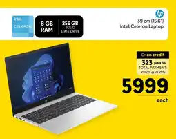 Makro HP 39 cm 15.6" Intel Celeron Laptop offer