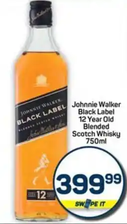 Pick n Pay Hypermarket Johnnie Walker 12 Year Old Blended Scotch Whisky offer
