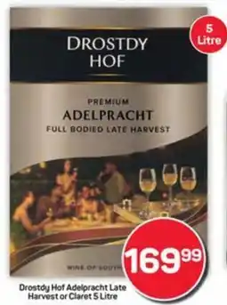 Pick n Pay Hypermarket Drostdy Hof Adelpracht Late Harvest or Claret offer