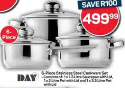 Pick n Pay Hypermarket DAY Stainless Steel Cookware Set offer