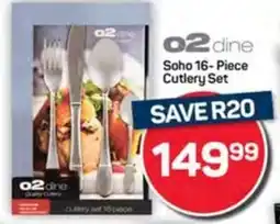 Pick n Pay Hypermarket O2 dine Soho Cutlery Set offer