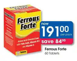 Clicks Ferrous Forte offer