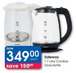 Clicks Safeway Cordless Glass Kettle offer