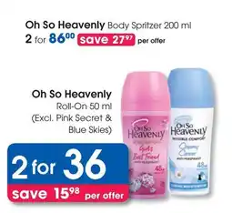 Clicks Oh So Heavenly Roll-On offer