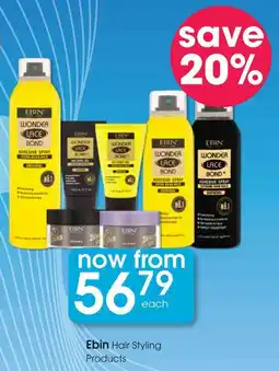 Clicks Ebin Hair Styling Products offer